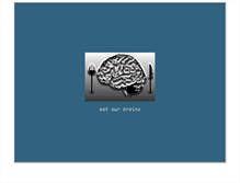 Tablet Screenshot of eatourbrains.com